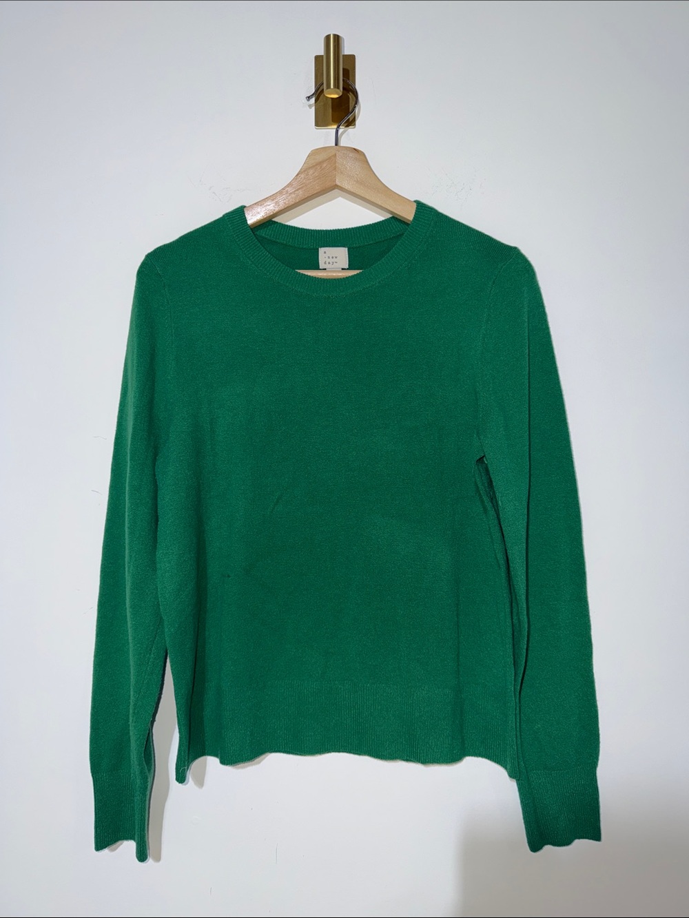 A new Day Green Crewneck Women's Sweater size medium